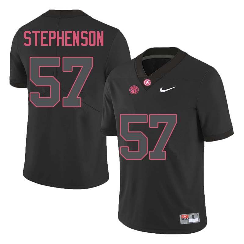Men #57 Dwight Stephenson Alabama Crimson Tide College Football Jerseys Sale-Black